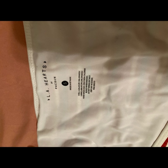 Pac Sun LA Hearts Red Bikini Bottoms - Picture 3 of 3